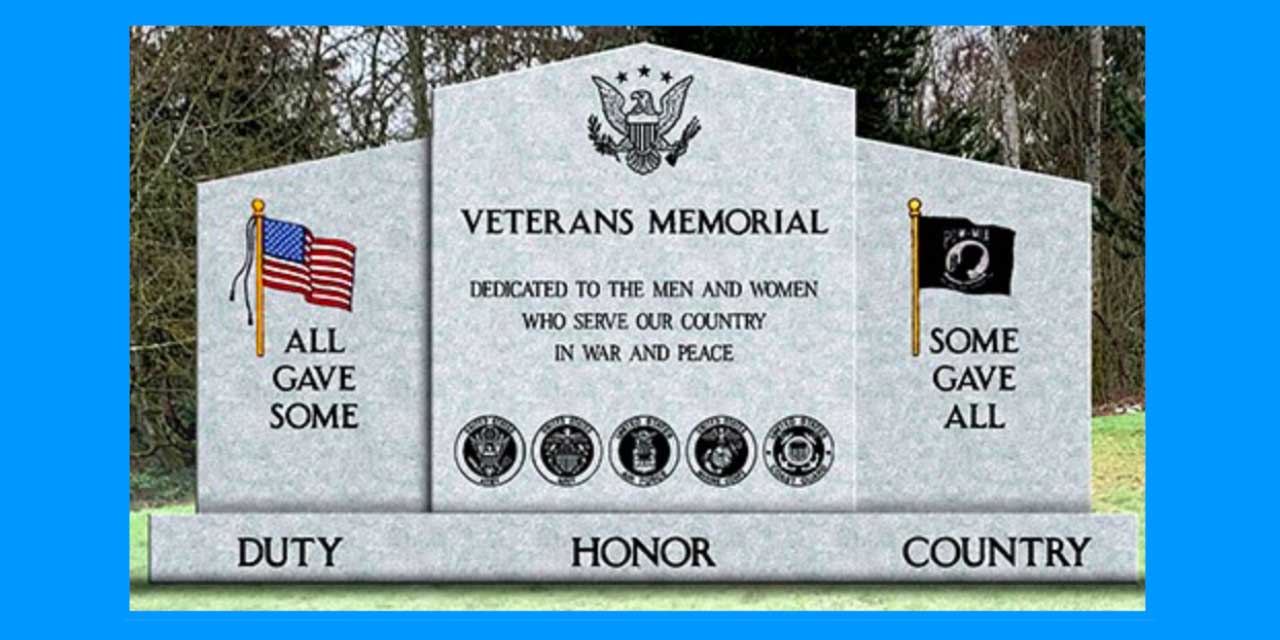 REMINDER: Veterans Day memorial will be Thursday, Nov. 11