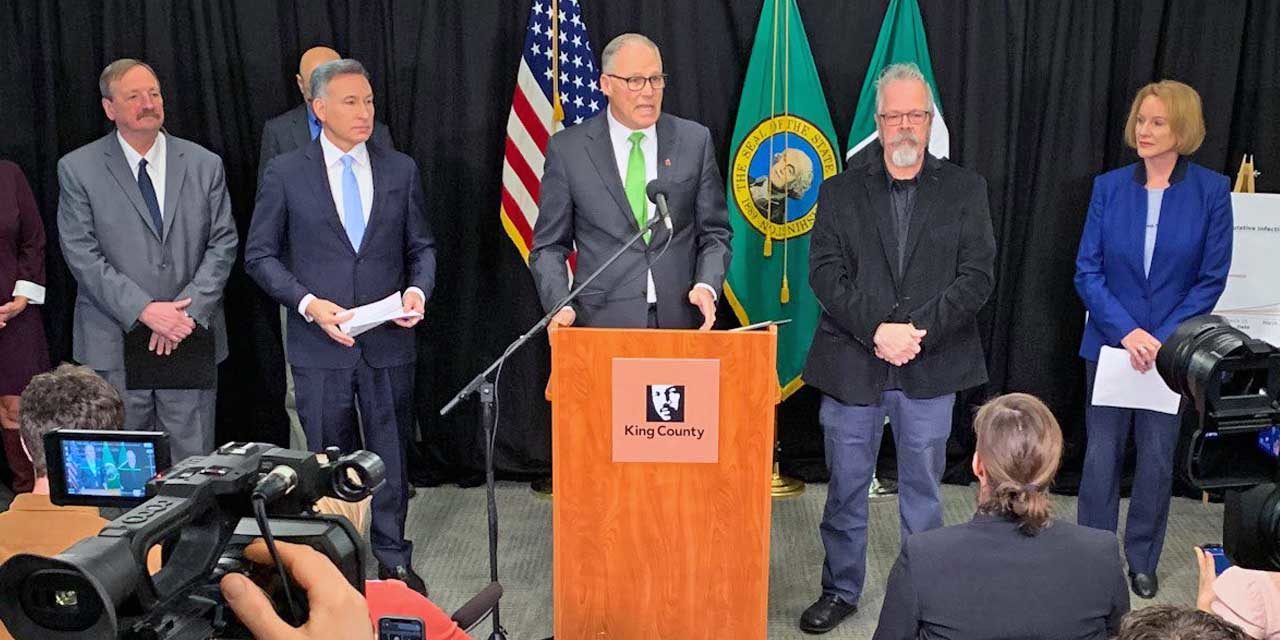 Gov. Inslee bans events of over 250 people in 3 counties to protect from coronavirus outbreak