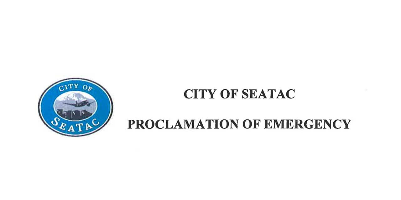 City of SeaTac issues ‘Proclamation of Emergency’ due to COVID-19