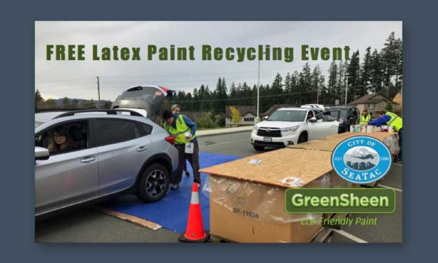 FREE Latex Paint Recycling at SeaTac Collection Event on Saturday, June 27
