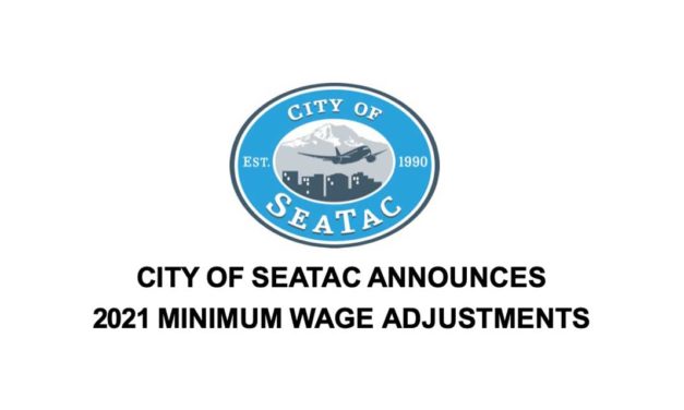 City of SeaTac announces revised Minimum Wage of $16.57 per hour
