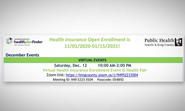 Virtual Health Insurance Enrollment Event & Health Fair will be this Saturday, Dec. 12