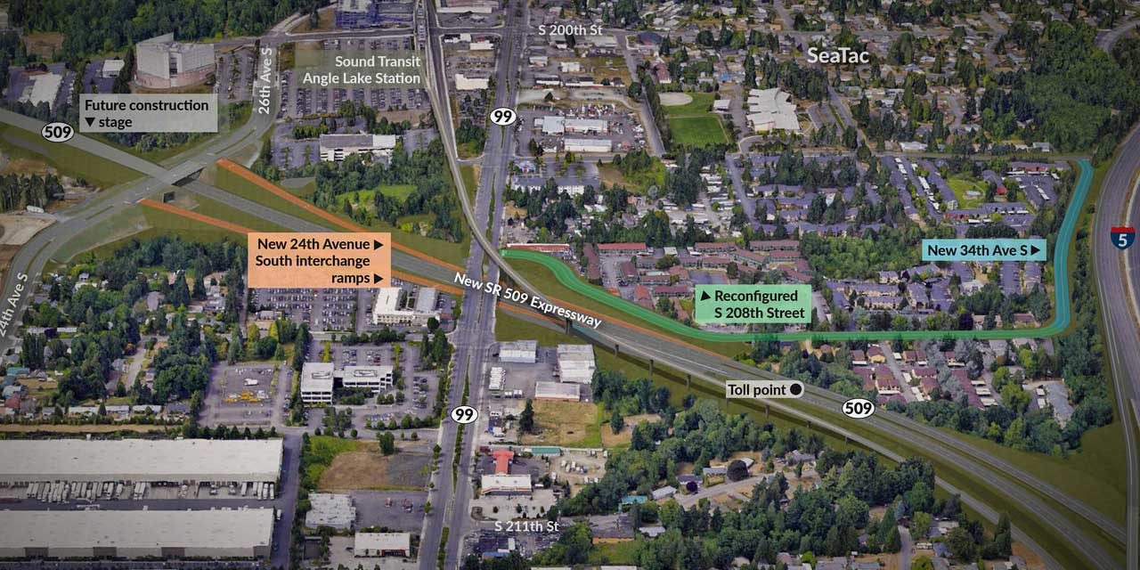 SR 509 Completion Project reaches major milestone with $264 million ‘apparent best value’ proposal