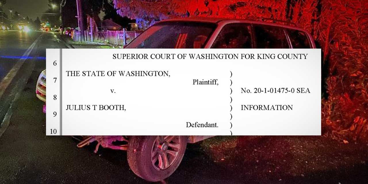 Charges filed against Julius T. Booth for kidnapping, DV & eluding police; plus dash cam video