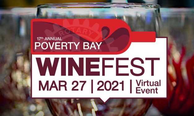 Rotary Club’s Virtual Poverty Bay Wine Festival will be Saturday, Mar. 27