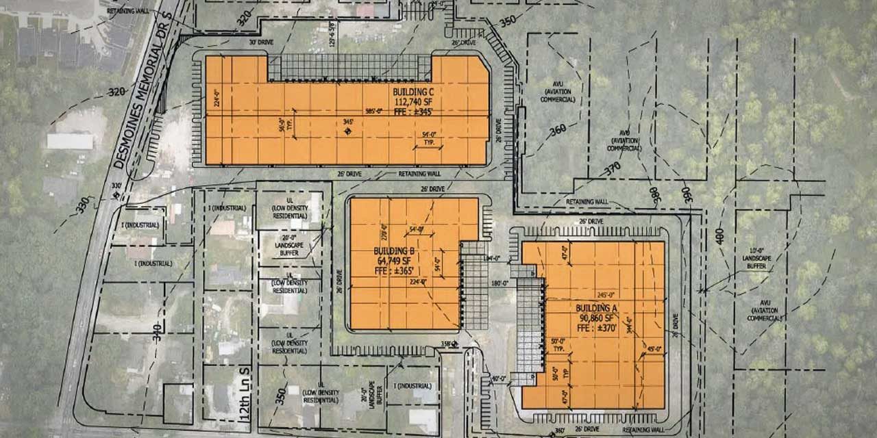 Industrial building complex to replace surplus Maywood Elementary School site