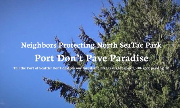 Petition requests Port withdraw proposal for new parking lot at North SeaTac Park
