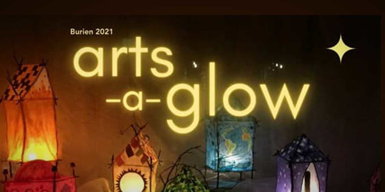 Arts-A-Glow Light Festival will light up downtown Burien this Saturday night