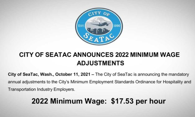 SeaTac hospitality, transportation workers to see nation’s highest minimum wage in 2022