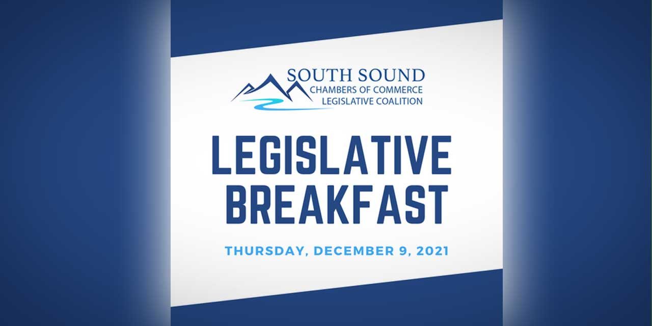 Seattle Southside Chamber’s 2021 Virtual Legislative Breakfast will be Thurs., Dec. 9