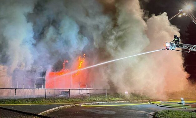 2-alarm fire burns former Maywood Elementary School in SeaTac overnight