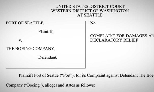 Port of Seattle files lawsuit against Boeing for lower Duwamish Superfund Cleanup