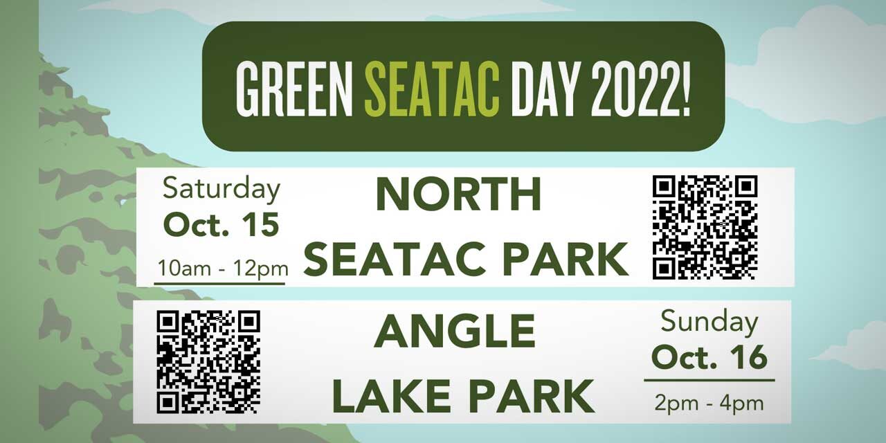 Green SeaTac Day 2022 will be weekend of Oct. 15-16