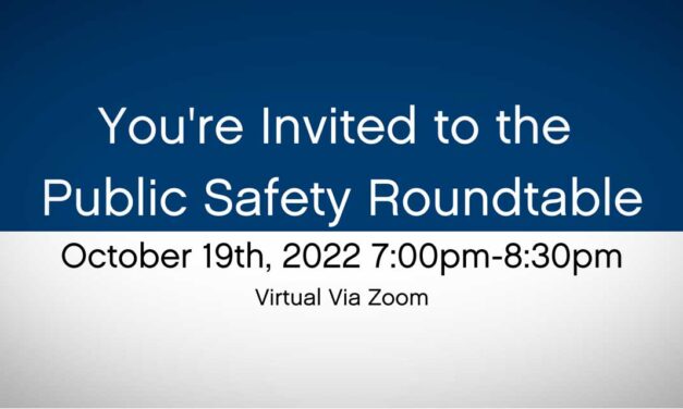 Concerned about public safety in South King County? Public Safety Roundtable will be Wed., Oct. 19