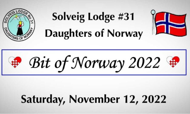 Don’t miss a ‘Bit of Norway’ this Saturday, Nov. 12