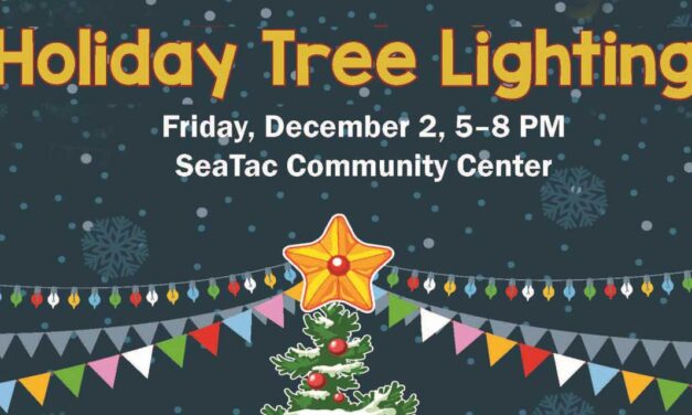 Holiday Tree Lighting will be Friday, Dec. 2 at SeaTac Community Center