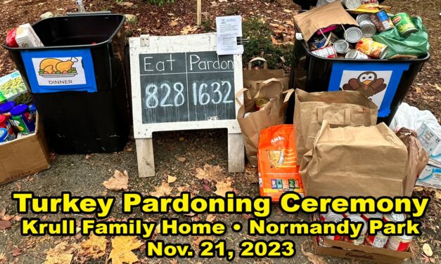 VIDEO: Grateful ‘Dinner or Pardon’ turkeys officially pardoned in Normandy Park Tuesday