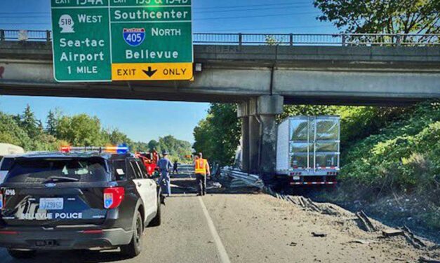 Driver seriously injured in vegetable-filled semitruck crash on I-5 Sunday