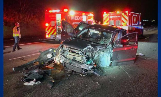 4-vehicle crash on I-5 in SeaTac leads to arrest for suspected DUI and vehicular assault