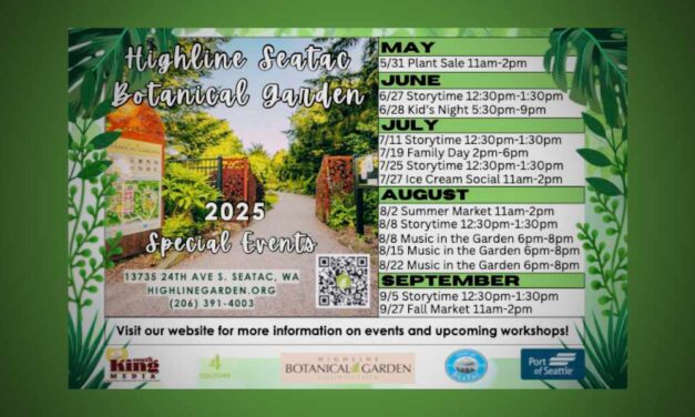 Highline SeaTac Botanical Garden unveils 2025 lineup of family-friendly events