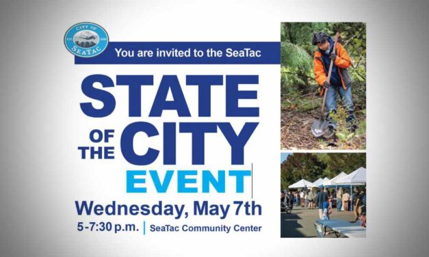 SeaTac’s ‘State of the City’ will be Wednesday, May 7 with Mayor Egal, Council discussions