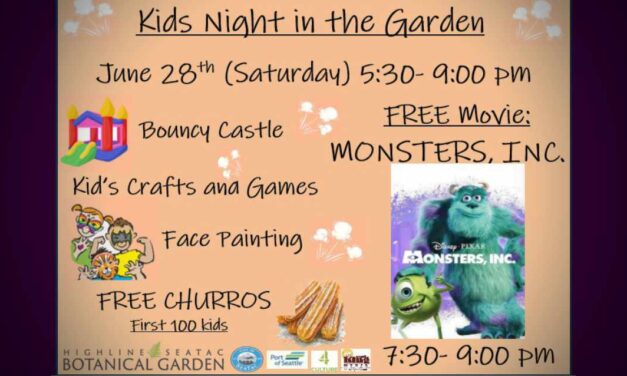 Free ‘Kid’s Night in the Garden’ returns to Highline SeaTac Botanical Garden Saturday, June. 28