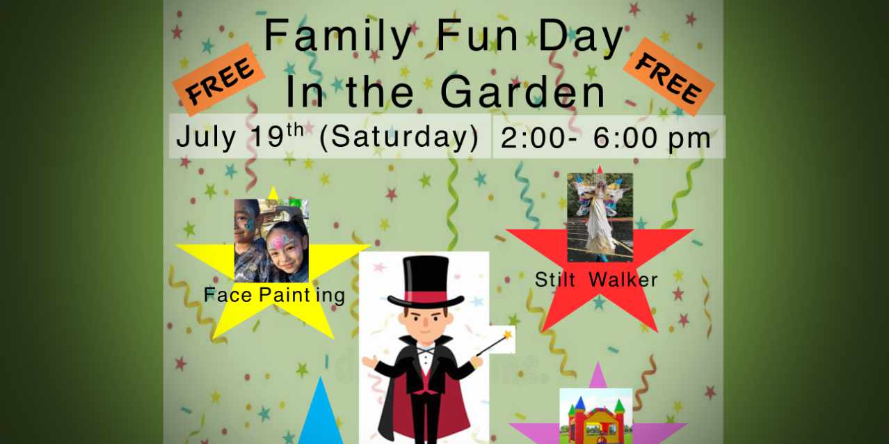 REMINDER: Enjoy magic, face painting, firetrucks & more at free Family Fun Day at Highline SeaTac Botanical Garden this Saturday, July 19