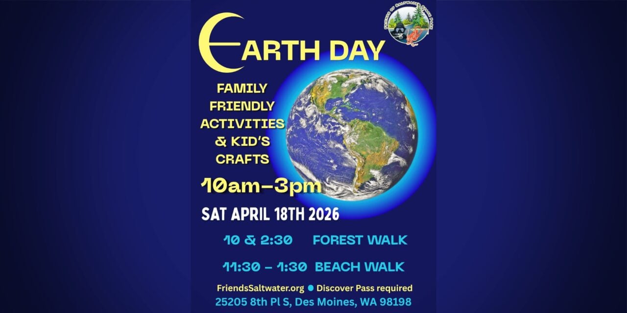 Friends of Saltwater State Park to host Earth Day event with beach and forest walks on Saturday, April 18