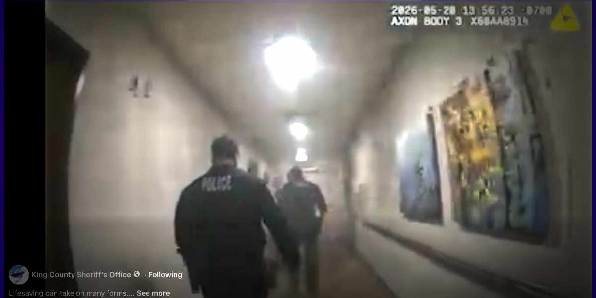 VIDEO: Burien Deputy spots apartment fire in SeaTac, helps evacuate residents