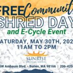 Free Shred Day and E-Cycle Event returning to Burien on Saturday, May 30