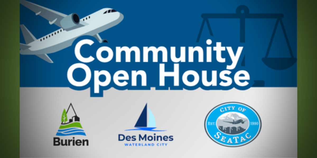 Airport master plan Open House set for Tuesday, July 14 at Burien City Hall