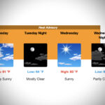 WEATHER: Heat advisory to bring 88 to 95 degree high temps to South King County starting Tuesday